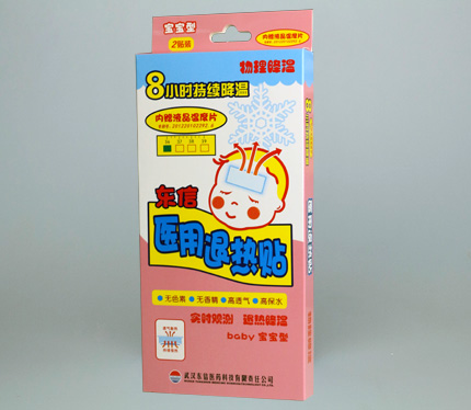 專利退熱貼，退熱效果看得見